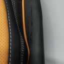 GXT Bench Seat Cover, Premium Faux Leather Bench Seat Covers for Trucks - Universal Fit for Most Sedans SUV Pick-up Truck, Durable for Long Lasting Protection(Black and Orange)