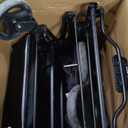 VOOI Stroller Wagon 4 Seater, Wagon for Kids, Collapsible W4 Stroller with Seats with 5-Point Harnesses, Easy Access Zipper Door, and Removable Sun Canopy (Black, W4-Large)