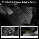 Floor Mats & Cargo Liner for 2019-2026 Volvo XC40 (Not for Recharge) All Weather Automotive TPE Floor Liners Set Anti-Slip Waterproof Accessories (Car Mats+Trunk Mat)