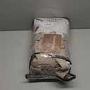 Pinch Pleated Drapes Linen Room Darkening Curtains 96 Inches Long for Bedroom, Taupe Black Out Floor to Ceiling Sound Dampening Double Layer Living Room Viral Windows Burg 2 Panels Set Burlywood Birch