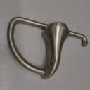 Moen Eva Brushed Nickel European Single Post Toilet Paper Holder, Wall Mounted Toilet Tissue Holder, YB2808BN