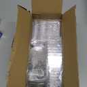 Zezzxu 50 Pack 5 oz Plastic Dessert Cups with Lids and Spoons, Banana Pudding Cups with Lids Mini Dessert Shooters for Party Individual Yogurt Parfait Jello Fruit Trifle