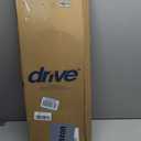 Drive Medical RTL10365-ADJ Adjustable Lightweight Folding Cane with Seat, Black