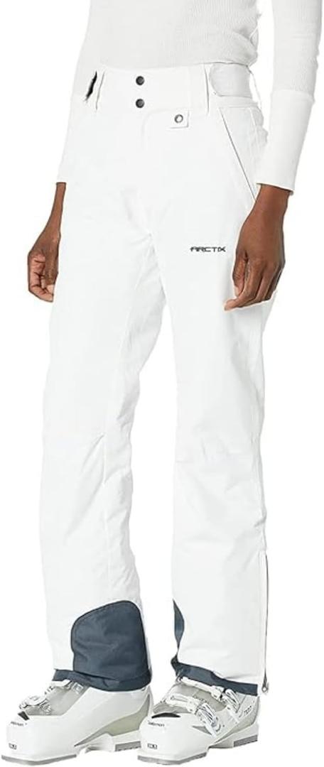 Arctix Women's Insulated Snow Pants (1X/27" Inseam, White)
