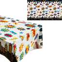5 Pack Superhero Plastic Table cover,43" x 71" Superhero Tablecloths Party Supplies Decorations
