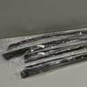 Rain Guards for 2014-2018 Subaru Forester, Out-Channel Window Visor Shields Vent Deflector Shade Wind Dark Smoke 2015 2016 2017, Tape-On Outside-Mount, 4PCS