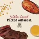 4 x The Honest Kitchen Human Grade Dog Treats Surf & Turf Meaty Littles: Beef & Salmon Recipe, 4 oz Bag