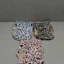 Langsprit Washable Female Dog Diapers - Doggie Reusable Diapers for Doggy Puppy Female in Period - Highly Absorbent Dog Heat Panties Leopard L