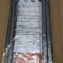 SLEEPING LAMB Narrow Small Side Table for Small Space, 2 Tier Sofa Skinny End Table for Living Room, Bedroom Beside Slim Nightstand, Rustic Black