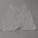 Women's Silk Satin Tank Tops V Neck Camisole Casual Cami Sleeveless Shirt Blouses Silky Basic Tanks (Medium, White)