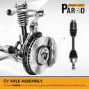 PAROD 664257 CV Axle Assembly Fit for 2007-2014 Honda CR-V Front Right Passenger Side