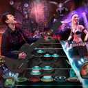 NBCP PC Guitar Hero Controller, Wireless PS3 Guitar Hero with Dongle for PC/PlayStation 3, Compatible with Guitar Hero, Rock Band, Clone Hero & Fortnite Festival - Black