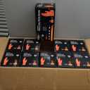 TitanFlex Heavy Duty Orange Industrial Nitrile Gloves with Raised Diamond Texture, Latex Free (6mil/8mil) (Medium, 05 6mil (1000ct))