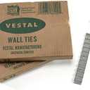 Mutual Industries 7100-100-22 Wall Ties, 22 Gauge 7/8" x 6 3/8", Pack of 3