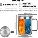 50th Birthday Gifts for Men Women - 1975 50th Birthday Gifts for Him Her - 50 Year Old Birthday Decorations Gift for Men Women Turning 50 Gift Cup - 12oz Vintage Mug