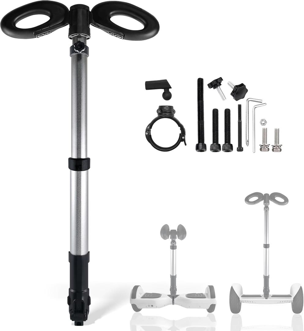 Handlebar for Segway Ninebot S Smart/mini PRO/mini LITE Self-balance Scooter Hoverboard Adjustable Handle bar Stand Release Knee Pressure 3in1 Self Balance hoverboard bar (Handlebar Only)