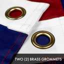 G128 American USA Flag | 2x3 Ft | ToughWeave Series Embroidered 210D Polyester | Country Flag, Embroidered Stars, Sewn Stripes, Indoor/Outdoor, Vibrant Colors, Brass Grommets