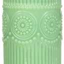 Tablecraft Sugar Shaker with Stainless Steel Top, 3.0625" x 5.75", Green