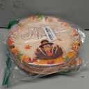 100PCS Thanksgiving Party Decorations, Fall Party Supplies includes Thanksgiving Plates and Napkins Turkey Plates Napkins for Fall Festival Decorations Autumn Party Supplies