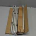 Nickel Curtain Rods for Windows 48-84 inch,3/4 inch Heavy Duty Adjustable Decorative Curtain Rod with Modern Finials,Window Rods for Bedroom, Living Room,Patio and Kitchen (16"-84"|1 PACK)