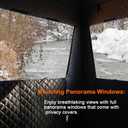 Protable Outdoor Sauna Tent and Ice Fishing Tent, Ice Fishing Shelters with 3-Layer Awning Keeps Heat in for Longer, can be Used with Any Type of Stove, with 2 Large Windows (no Stove)