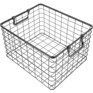 Metal Firewood Storage Basket Easy to Clean Portable Design for Camping Picnics