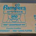 Pampers Diapers - Cruisers 360 - Size 5, 128 Count, Babyproof up to 100% Leakproof Pull-On Diaper
