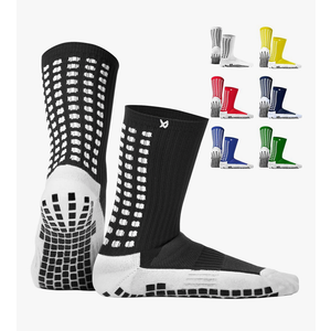 Lux Dual Grip Socks - Soccer Grip Socks for Men and Women. GripArray Performance & Comfort
