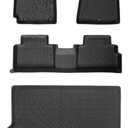 Joruoo-Floor Mats & Upper Cargo Liner for 2020-2025 2026 Kia Soul (Fit Cargo Floor in Higher Position), All-Weather Heavy Duty TPE Floor Liners Full Coverage Automotive for Soul Accessories