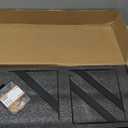 Forbena Floating Shelves 36 Inches Long 8 in Deep Set of 3, Large Wall Shelf for Bedroom Books, Heavy Duty Wide Wall Shelving for Living Room Office Kitchen Closet Organizers and Storage (Black)