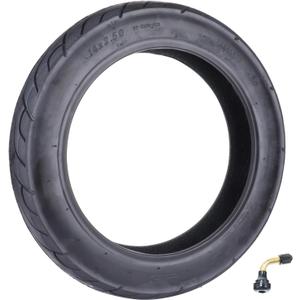 14 x 2.50 Tire,14 Inch Electric Bike Replacement Tubeless Tire with Angled Valve Stem Compatible with Electric Scooters, E-Bike