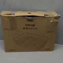 Stainless Steel Dish Drying Rack for Kitchen Counter, Sink Organization and Storage Essentials with Silverware & Utensil Holder, Home and Apartment Decor, 12''W x 15.5''L, Black