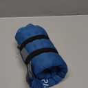 ATEPA Inflatable Stadium Seat Cushion, Self-Inflating Memory Foam Stadium Seats Bleacher Seat Chair Cushion Pad for Airplane Travel Backpacking Sports Events (1 Pack Blue)