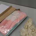 96 Pcs Mermaid Shell Party Decorations Include Pastel Tissue Paper Pom Poms and Pearl White Balloons Funny Ocean Sea Party Decorations for Seashell Mermaid Birthday Supplies DIY Crafts