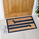 Funny Front Porch Decor Mat for The Entrance Way Outdoor with Heavy-Duty Non Slip Coconut Coir Doormat 30x17 inch (Long DASCHU)