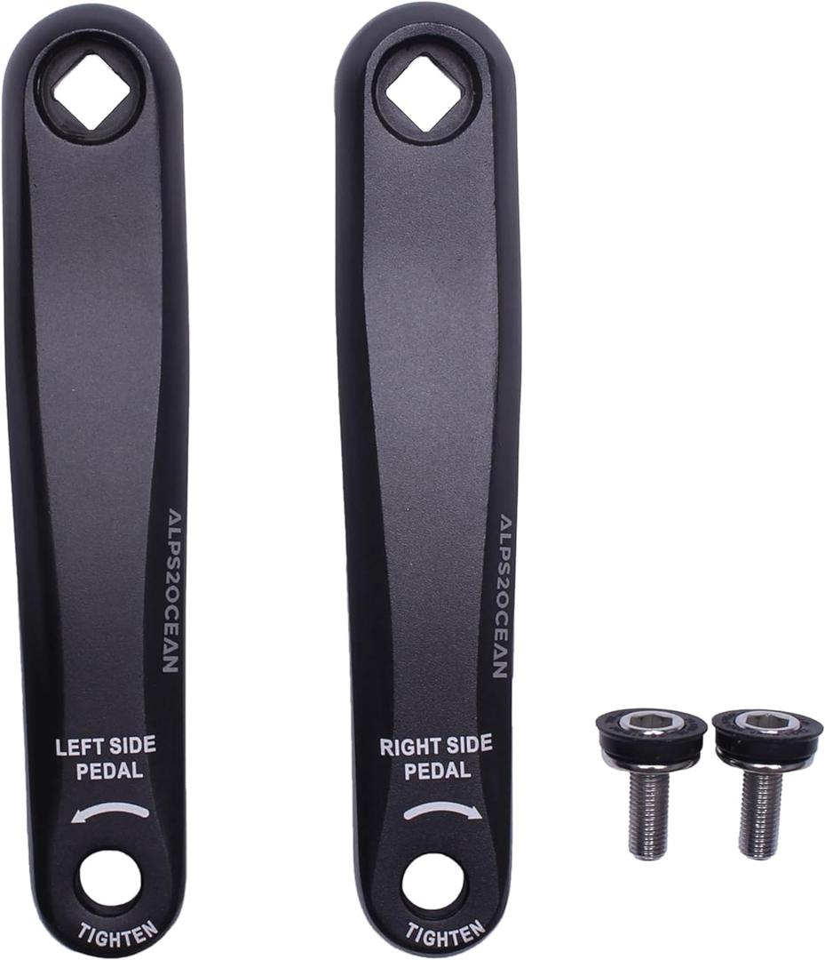 Bike Crank Arms,89MM/102MM/114MM/127MM/140MM/152MM/160MM/165MM/170MM/175MM Available in Diamond Hole Bike Crank Arm for Ebike