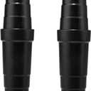 2Pcs Black Vacuum Cleaner Hose Adapter Easy To Use Vacuum Cleaner Conversion Vacuum Hose Reducers ABS Material Hose Coupler Universal Vacuum Hose Reducer Vacuum Parts and Accessories Vacuum Hoses
