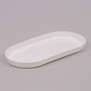 OVAL Candle Tray white 