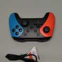 Wireless Switch Controller for Nintendo Switch/Switch 2/Lite/OLED Controller, Switch Controller with a Mouse Touch Feeling on Back Buttons, Extra Switch Pro Controller with Wake-up,Programmable, Turbo Function (Red+Blue)