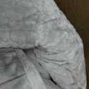 RECYCO Luxury Velvet Quilt Set King Size Bedding Sets, Ultra Soft Velvet Comforter Set, Lightweight Channel Box Stitch Oversized Bedspread Coverlet for All Season, with 2 Shams, Frost Gray, King/Cal King