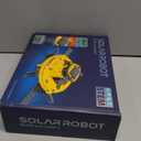 Solar Robot Kit for Kids Age 8-12, STEM Building Toys,12-in-1 Build Your Own Robot with Solar Panel & Battery Power, Science Engineering Christmas Birthday Idea Gifts for Boy Age 8 9 10 11 12 (Yellow)