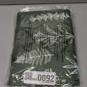 MUXHOMO Dark Green Bed in a Bag Queen 7 Pieces, Queen Comforter Set Reversible Botanical Flowers Design, Ultra Soft & Breathable Bedding Sets with Comforter, Sheets, Pillowcases & Shams