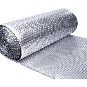 MRPAPA Double Reflective Insulation Foam, 48" x 10 Ft Reflective Window Radiant Barrier B2 Fireproof Bubble Insulation Roll for Keep Heat, Thermal Heat Block Shield - Engineered Foil