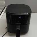 Chefman Air Fryer  4 QT Compact Airfryer for Quick & Easy Meals in Minutes, Features Hi-Fry Technology for Extra Crisp, Touchscreen Controls with 4 Presets, Nonstick & Dishwasher Safe Basket - Black