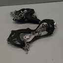 Azarxis Walk Traction Ice Snow Cleat Treads Grips Grippers Crampons Creepers with 19 Spikes for Shoes Boots Men Women Walking Climbing Hiking Fishing Heavy Duty Anti Slip Stainless Steel (Medium, 2# 24 Spikes)