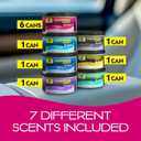 California Scents Can Air Freshener and Odor Neutralizer, Set of 12 Spillproof Cans for Home and Car, Stocking Stuffers, Assorted Scents, 1.5 Oz Each (Packaging May Vary)