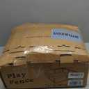 Large Baby Playpen 74"x50" with Mat Play Pens for Babies and Toddlers, Large Play Yards for Indoor & Outdoor with Zipper Gates (Grey)