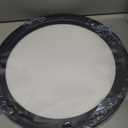 Flush Mount Ceiling Fan with RGB Light - 52In Black Ceiling Fan Light with Reversible Mute Motor, LED 3CCT Dimmable, Low Profile Modern Ceiling Fans for Indoor, Party, Covered Outdoor