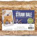 FloraCraft Decorative Straw Bale 5 Inch x 6 Inch x 13 Inch Natural
