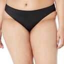 Amazon Essentials Womens Classic Bikini Swimsuit Bottom (Large, Washed Black)